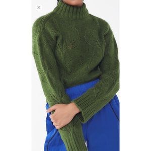 UO Embroidered Turtleneck Sweater